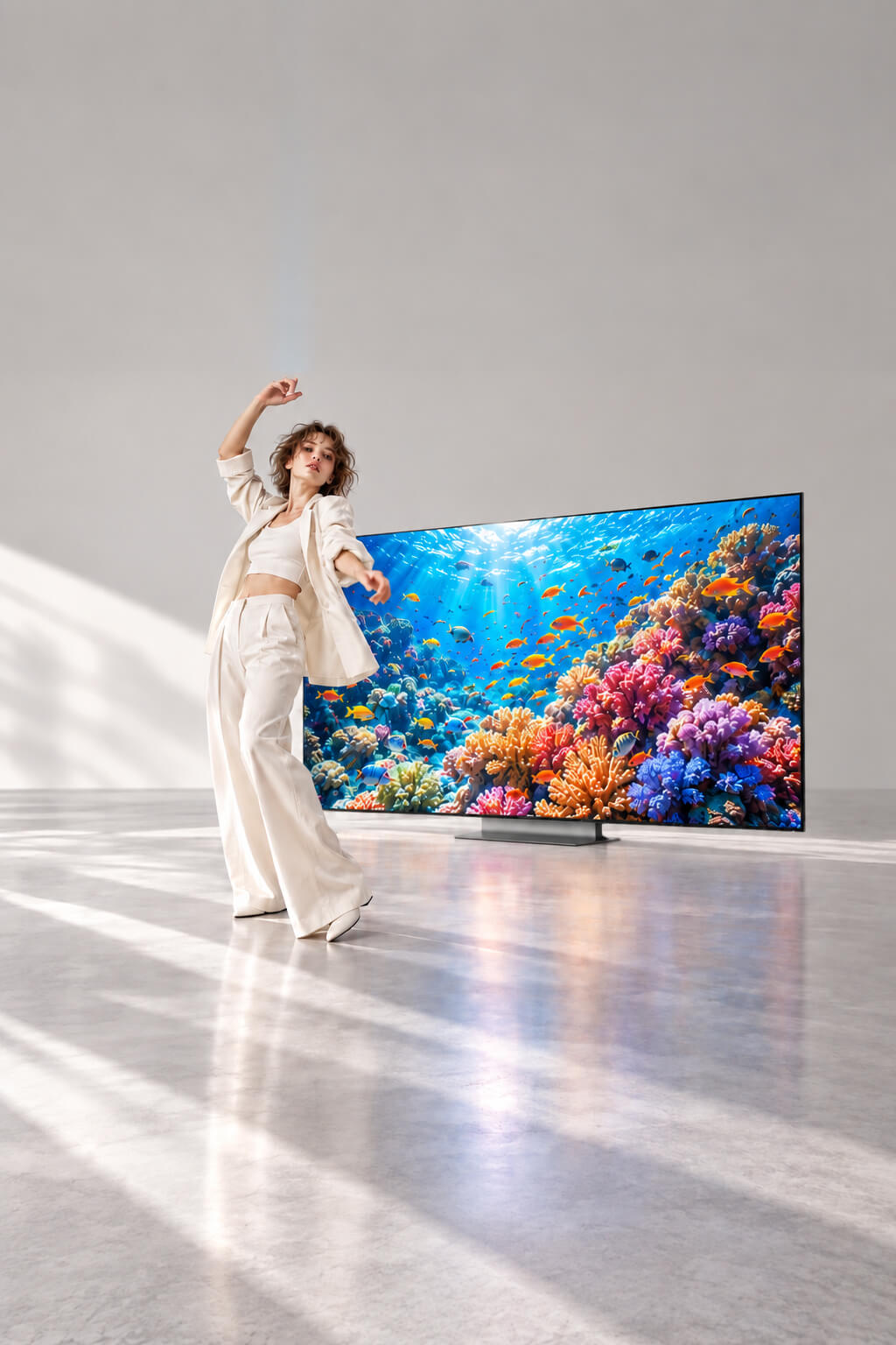 Телевизор Samsung в интерьере